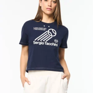 Nera Boxy Tee- Maritime Blue